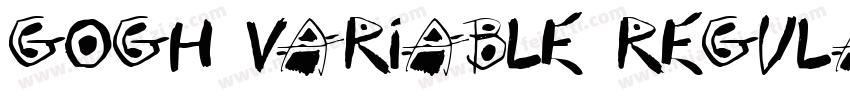 Gogh Variable Regula字体转换